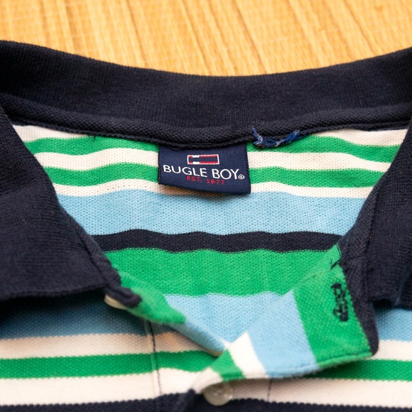 Striped Bugle Boy Polo - Picture 3 of 3